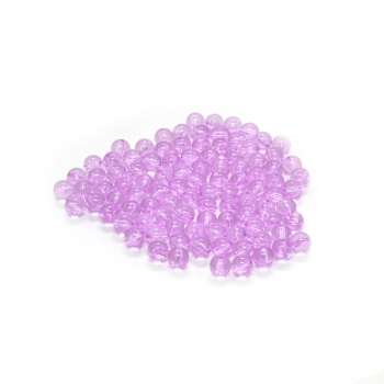 Perle color lila transparent 1cm