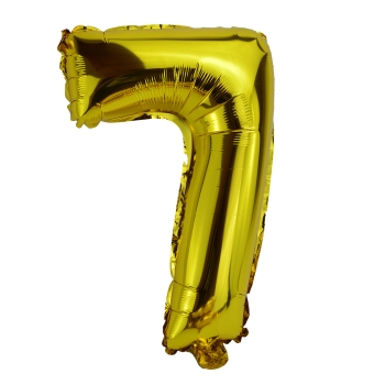 Balon Folie 80cm Cifra 7 - Auriu AFO